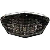 Custom LED Blaster-X Ultra-Bright Integrated LED Tail Light for 2008-2012 Kawasaki Ninja 250R, Clear Lens - Plug and Play, Programmable Brake/Turn/Strobe, Made in USA