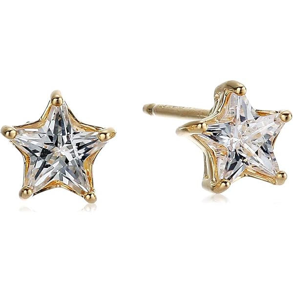 Parmuz 925 Orecchini in argento sterling Cerchio da donna Orecchini a cerchio ritorti leggeri Star Moon Evil Eye con zirconi Orecchini a cerchio spessi