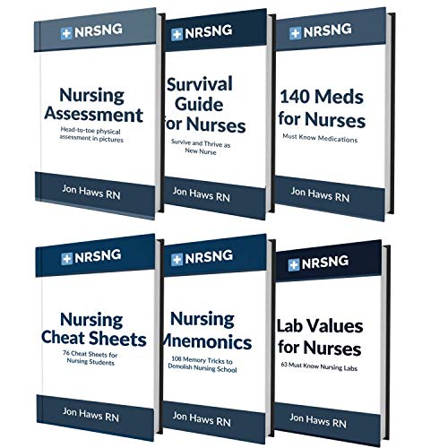 NRSNG Library 6 Nursing School Books and Study Material for NCLEX