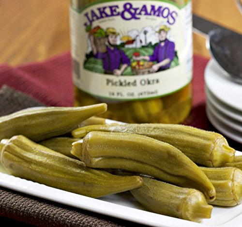 Jake & Amos Pickled Okra, 16 Oz. Jar - Thumbnail 2