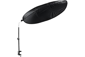 VSUNTENT Office Cubicle Shade Cubicle Desk Light Shield to Block Anti-Glare Cover Light Sensitive Professionals Cubicle Light Quick Install Shading Light Shade with Clamp(Leaf)