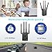 VICTONY 1200Mbps  Wireless WiFi Repeater with External Antennas WiFi Range Range Extender for 2.4G and 5G Frequency WiFi Extneder Dual Band With 4 External Antennas WiFi Signal Booster