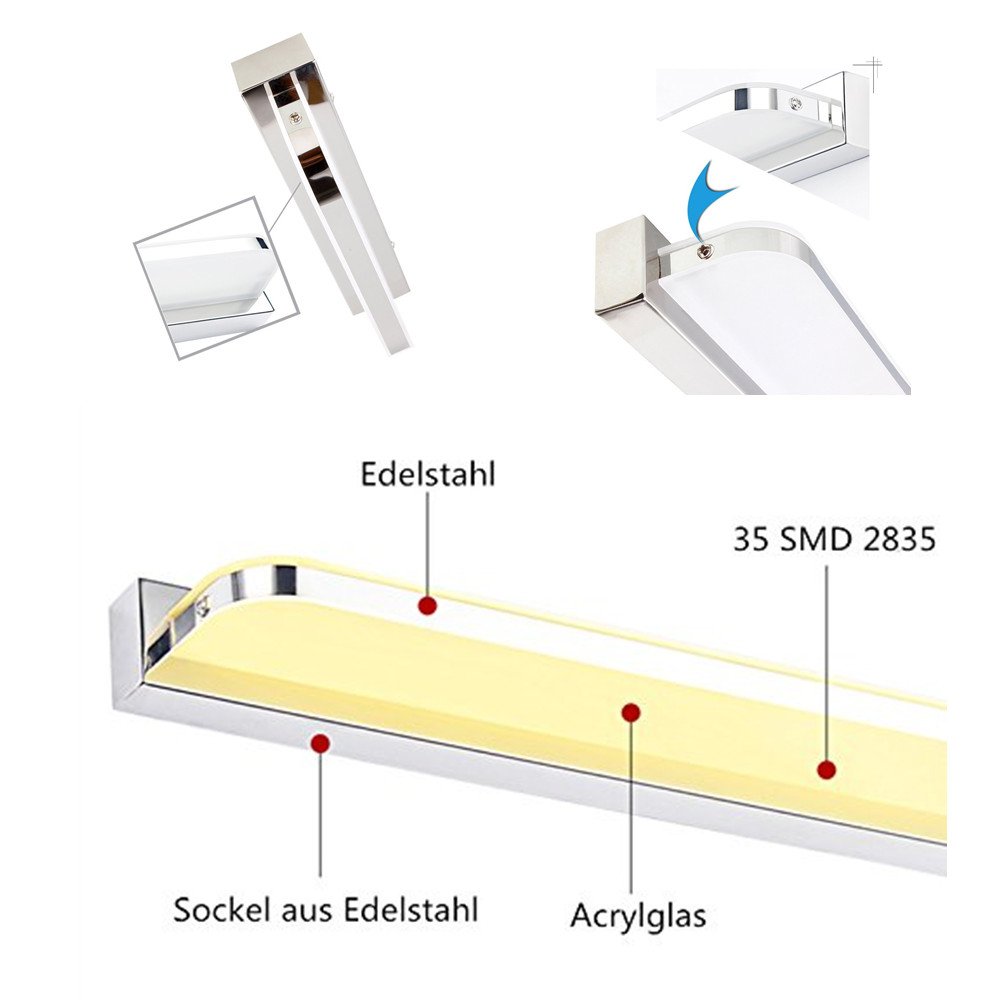 Mctech 15w Warmweiss Led Acryl Wandleuchte Bilderleuchte Bad Lampe Leuchte Spiegelleuchtee Badleuchte Badezimmer Led Wandleuchte Spiegelleuchte Wandleuchte Spiegelleuchte 15w Warmweiss Sidra Hospital