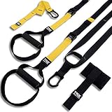TRX Training  Suspension Trainer Basic Kit + Door Anchor, Complete Full Body Workouts Kit for Home and on the Road