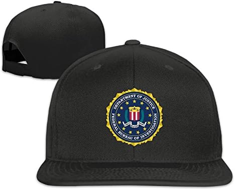 Federal Bureau Of Investigation Seal Snap Back Cap Black
