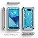 Poetic Revolution Galaxy J7 2017 Case with Hybrid Heavy Duty Protection and Built-in Screen Protector for Samsung Galaxy J7 Sky Pro/Galaxy J7 Perx/Galaxy J7 V/Galaxy J7 2017 Blue/Gray