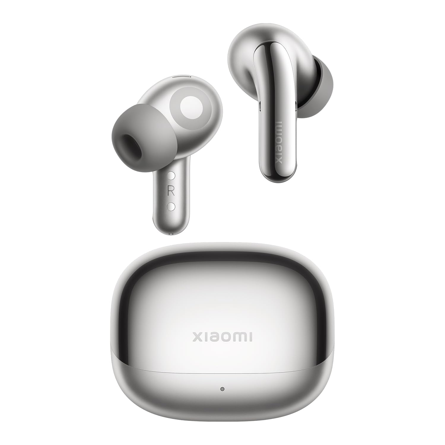 XIAOMI Buds 5 Pro Bluetooth - 11mm HiFi-Dreifach-Treiber, 55db ANC Active Noise Cancellation und 15m/s ENC, Lossless Qualcomm Sound und Harman AudioEFX, Titan Grey
