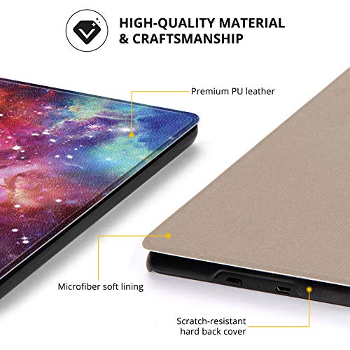 UUcovers Kindle Paperwhite (Only Fit for 2018),All-new Paperwhite 10th generation Slim Auto Wake/Sleep for Amazon Kindle E-reader -Galaxy