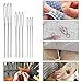 24 Pcs Large-Eye Blunt Needles by iFergoo, 9 Pcs Stainless Steel Sewing Needle and 15 Pcs Plastic Lacing Needles, Hand Sewing Quilting for Leather Projects and Sewing Handmade Craft