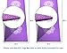 Yes4All Premium PVC Exercise Yoga Mat Printed Design – Printed Yoga Mat Thin Non Slip for Workout, Pilates – Yoga Floor Mat with Design (5mm, Hypnotica Purple)