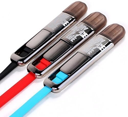 Dura-Line Lighting Charging Cable for iPhone 5/5s/5c, iPhone 6/6 Plus, Smartphones, Tablets, Blue