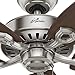 Hunter Fan Company 53241 Builder Elite Hunter Fan Indoor Ceiling Fan with Pull Chain Control, 52