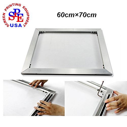 Brand New Self-tensioning Screen Frame for Screen Printing Kit a Multi-functional Reusable Tool DIY (60cm×70cm(24inches×28inches))