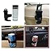 Vehicle-Mounted Drink Cup Holder Multi-Purpose Adjustable Hanger Black for Car Truck SUV