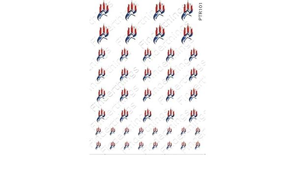 Amazon Com Puerto Rico Flag Nail Art Decal Sticker Set Beauty