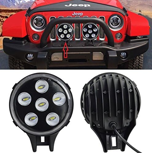 Black 6" inch 60 Watt Cree LED Spot Work Off Road Fog Driving Roof Bar Bumper for SUV Boat 4x4 Jeep Lamp Work Light