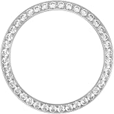 Ewatchparts 3ct Cubic Zircon Bezel Compatible With 40mm President Day Date Watch White