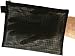 Sun Life Style Mesh Zipper Bags Nylon Pouches 6x8 for Travel Accessories Cables Cosmetics Office Supplies See Through Organizer (Set of 5, 6 x 8 Inch, Black)