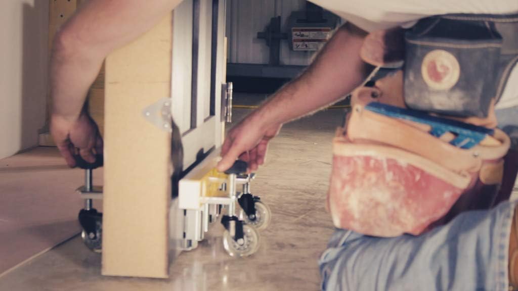 Door Stud - The Single Person, Hands-free Door Installation Tool for 1-3/8' and 1-3/4" Pre-Hung or Slab Doors: Home Improvement