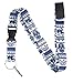 Limeloot Blue Elephant Hamsa Premium Lanyard With Breakaway Clasp and Snap Buckle