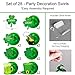 DAZONGE 40ct St. Patrick's Day Decorations Kit, Hanging Swirls, Banner, Shamrock Garlands for St. Patrick's Day Decor, Saint Patrick's Day Party Favor