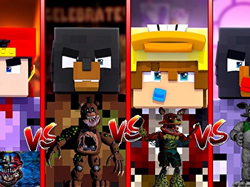 Clip: Twisted F.N.A.F – Twisted Freddy (Donut) vs Twisted Bonnie (Ropo) vs Twisted Wolf (Baby Max)
