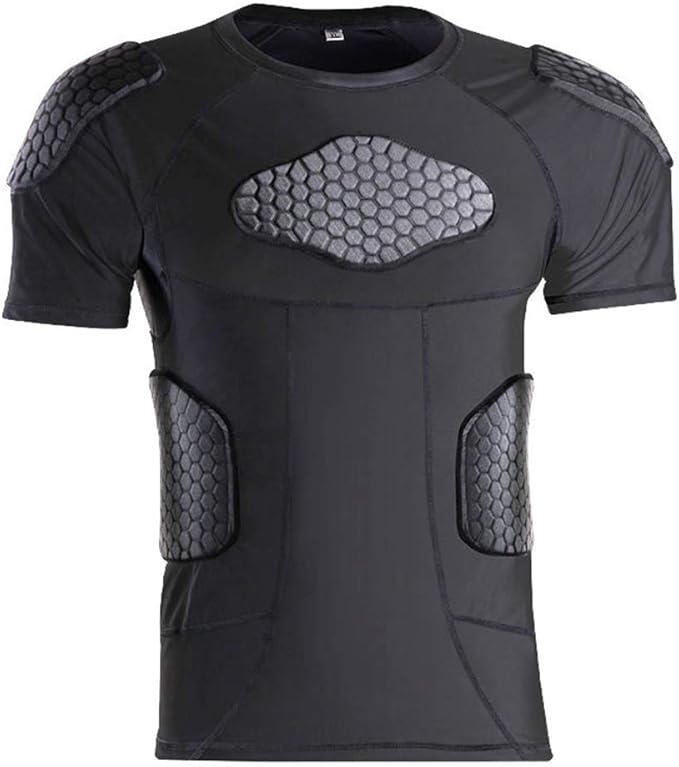 padded basketball compression shirt