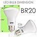 Sunco 6 Pack BR20 LED Light Bulbs, Indoor Flood Light R20, Dimmable, CRI93 3000K Warm White, 50W Equivalent to 7W, E26 Base, Recessed Can Lights for Home Living Area Ceiling Lights - UL