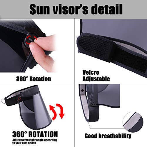 3 Visor+Outdoor+Ultraviolet+Women+360%25C2%25B0Rotation