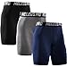 NELEUS Men's 3 Pack Performance Compression Shorts