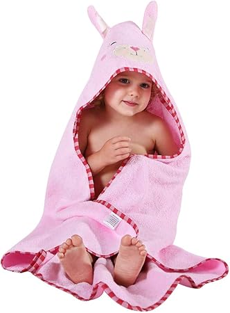 pink baby towels