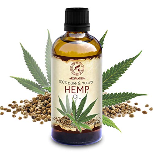 Hemp seed oil 100ml - 100% Pure & Natural Hemp Seed Oil - Benefits for Skin - Hair - Face - Body - Great for Beauty - Relax - Massage - Glass Bottle - Image 3