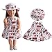 WensLTD Clearance! Skirt&Hat for 18 inch Our Generation American Girl Doll (B)