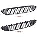 MotorFansClub for Ford Focus 2015 2016 Chrome Upper Centre Grille Front Bumper ABS Grill Cover