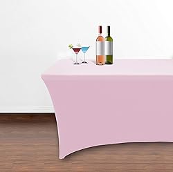 Obstal 6 Pack Stretch Spandex Table Covers for 8