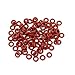 uxcell 100Pcs Red 6mm x 1.5mm Silicone Rubber Gasket O Ring Sealing Ring Heat Resistant