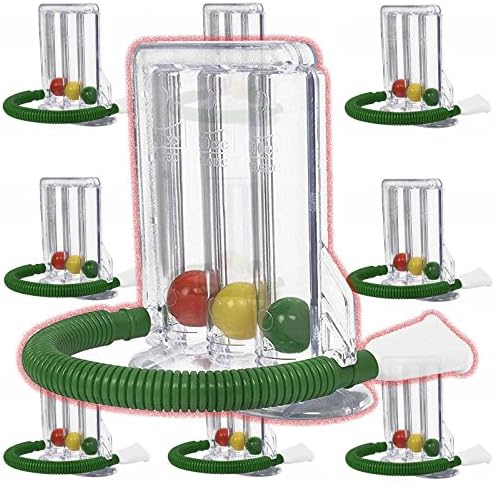 10x Deep Breathing Exerciser Bulk Wholesale Pack Lungs Easy Flow Volumetric Breath Builder Respirometer Flow Respiration Measurement System For Asthma Breathlessness Better Respiratory Muscle Strength