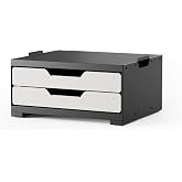 Griplier Modular Magnetic Drawer Tool Cabinet Multi-Layer Stackable Tool Organizer Trolley #LEO21 for Home Workshop Office (2-Drawers)