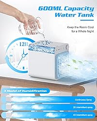 Portable air conditioner, Rechargeable Evaporative