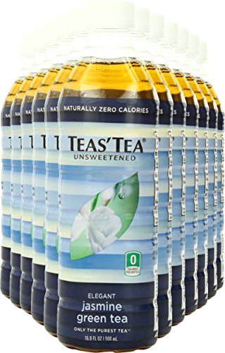 Teas' Tea Jasmine Green Tea, Unsweetened, 16.9 Ounces (Pack of 12) - Thumbnail 2