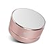 UNITEK Aluminum Portable Bluetooth 4.0 Wireless Stereo Speaker with Built-In Mic for Speakerphone Function, FM Radio & Micro SD Slot (Rose Gold)