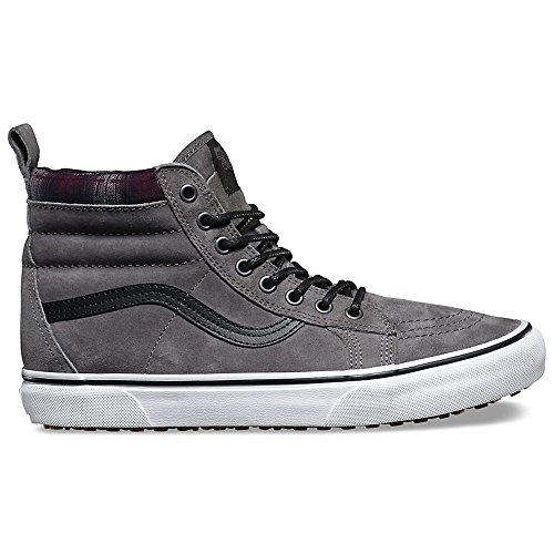 Vans Unisex Sk8-Hi MTE Pewter/Plaid Skate Shoe 9.5 Men US / 11 Women US