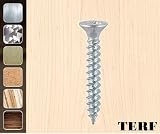 TERF 4.0mm x 40mm Pozi Flat Countersunk SS 304 Screws Pack of 50 view 9