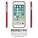 GOOSPERY i-Jelly for Apple iPhone 7 Plus Case (2016) Slim Thin Rubber Case (Metallic Red) IP7P-IJEL-RED