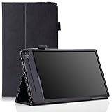 MoKo Dell Venue 8 7840 & Venue 8 7000 Case - Slim Folding Cover Case for Dell Venue 8 7840 & Venue 8 7000 8.4 inch Android 4.4 KitKat 2015 Version Tablet, BLACK