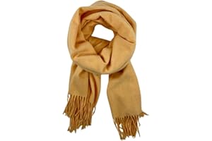 Humble Hilo Soft Wool Scarf or Shawl, Large Winter Wrap Pashmina 74 x 27