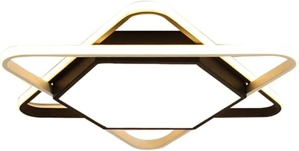 Luz de Techo LED, Forma de Estrella En Blanco y Negr Moderno Acrílico