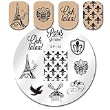 Born Pretty Nail Art Stamping Template Image Plate France Theme BP36