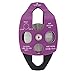 Fusion Climb Secura Double Aluminum Side Swing Pulley Purple