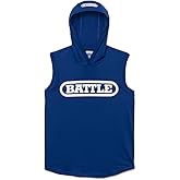 Battle Sports Sleeveless Light Action Workout Hoodie - Raglan Cut Sleeveless Hoodie for Adults